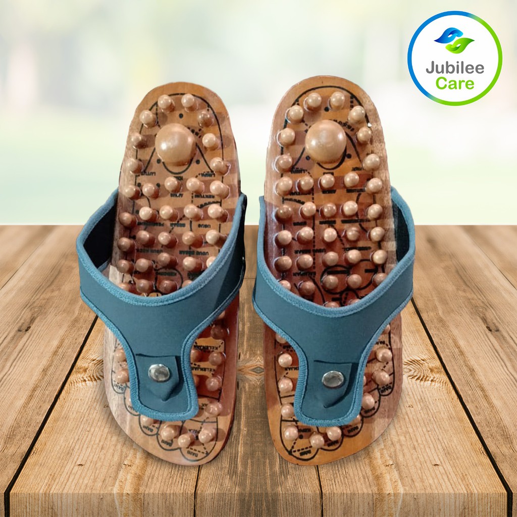 Sandal Refleksi, Sandal Kesehatan Kayu (Jepit), Terapi Refleksi Kaki