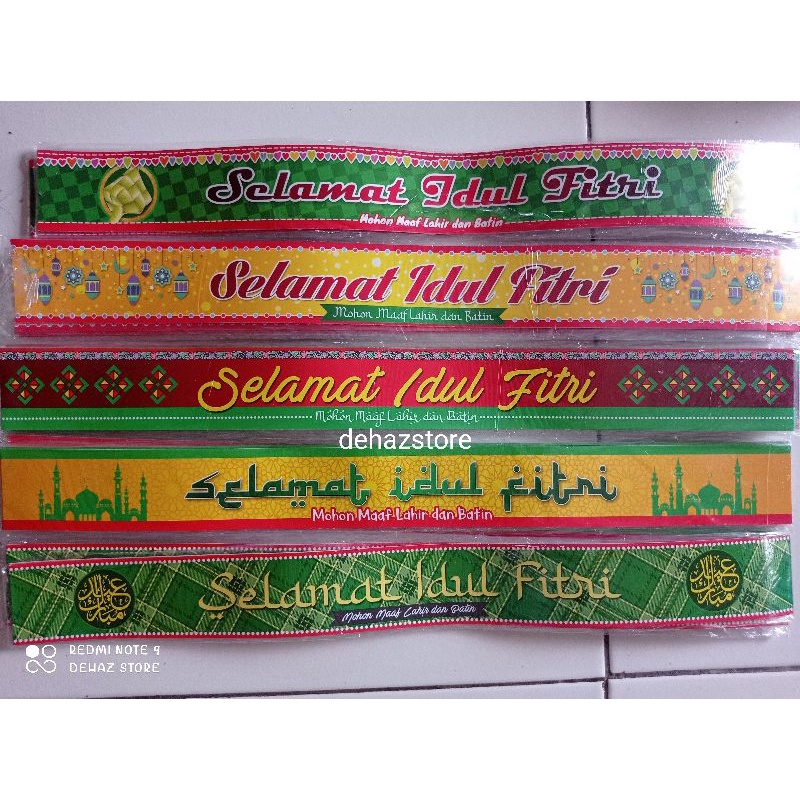 

Pita Parsel Lebaran/Selendang lebaran/ pita parsel idul fitri