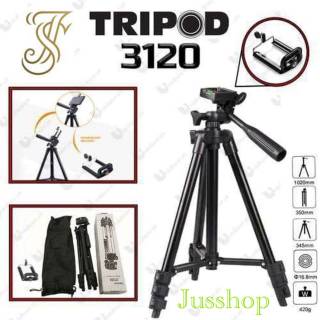 tripod full black 3120 1 meter Hp dan kamera Murah