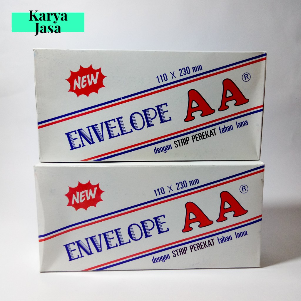 

AA Envelope Amplop Putih Kertas No.90 (110x230mm) | Grosir ATK Medan