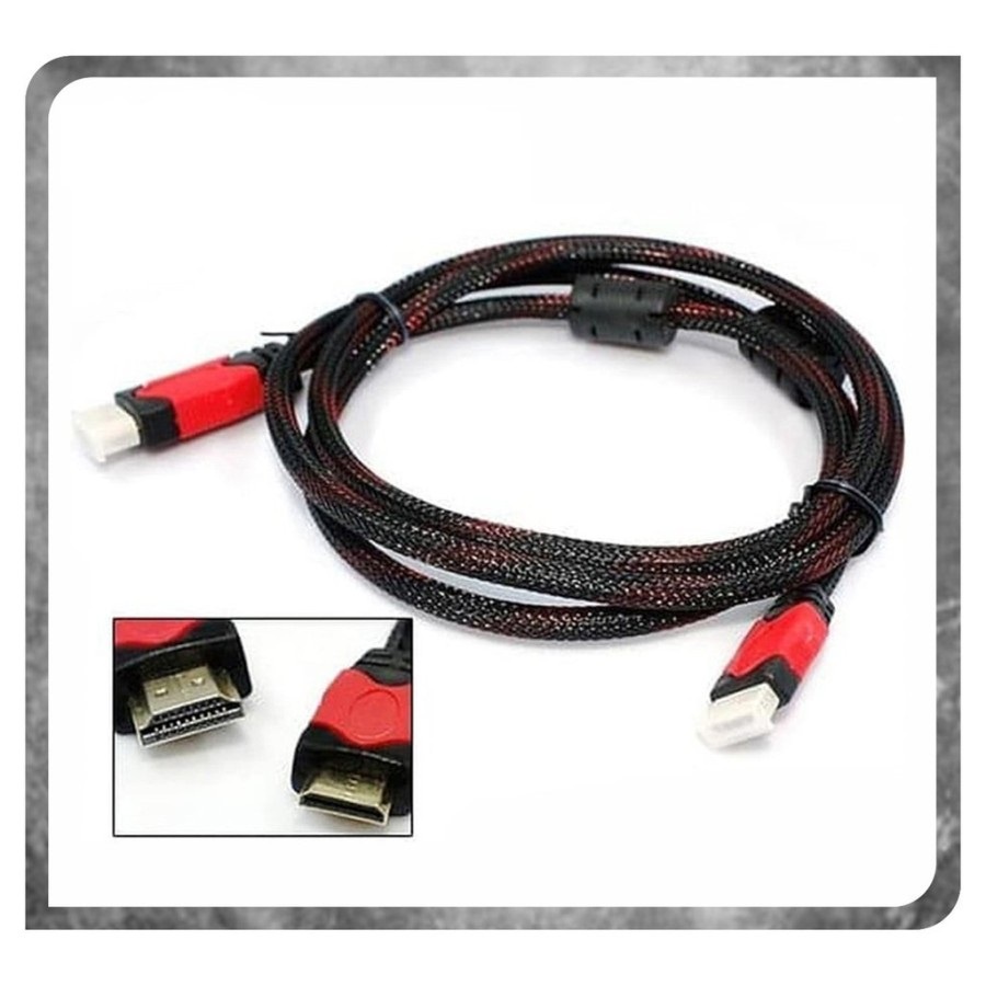 Kabel HDMI to HDMI Serat Jaring 20m - 30m