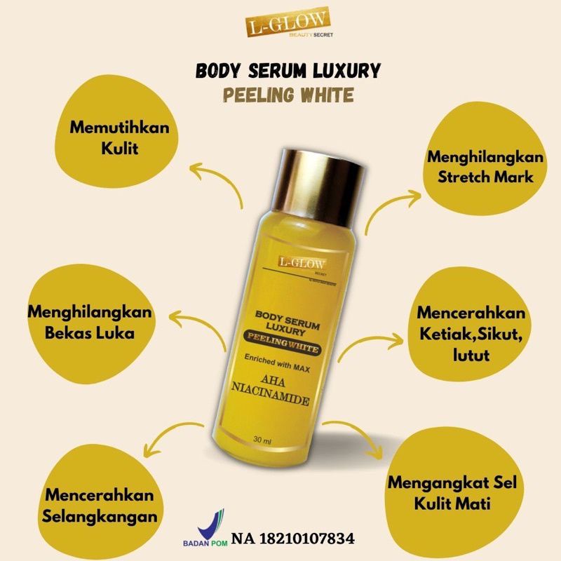 LGLOW BEAUTY SERUM LUXURY PEELING WHITE 30ml