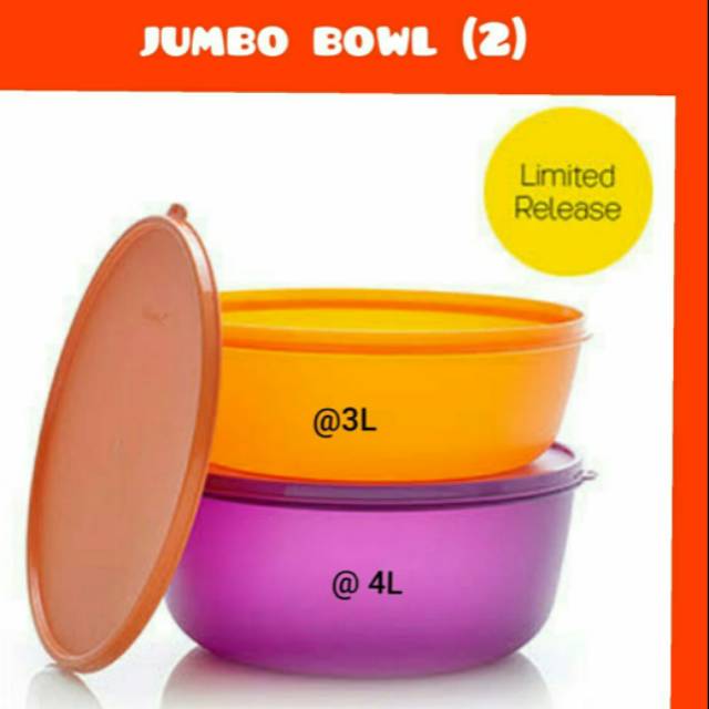 Tupperware Jumbo bowl isi 2