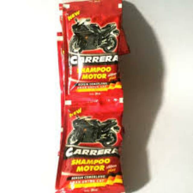 24PCS SHAMPOO MOTOR CARRERA  Sabun Motor Steam Salju dan Busa Untuk Body Motor Doff dan Glossy