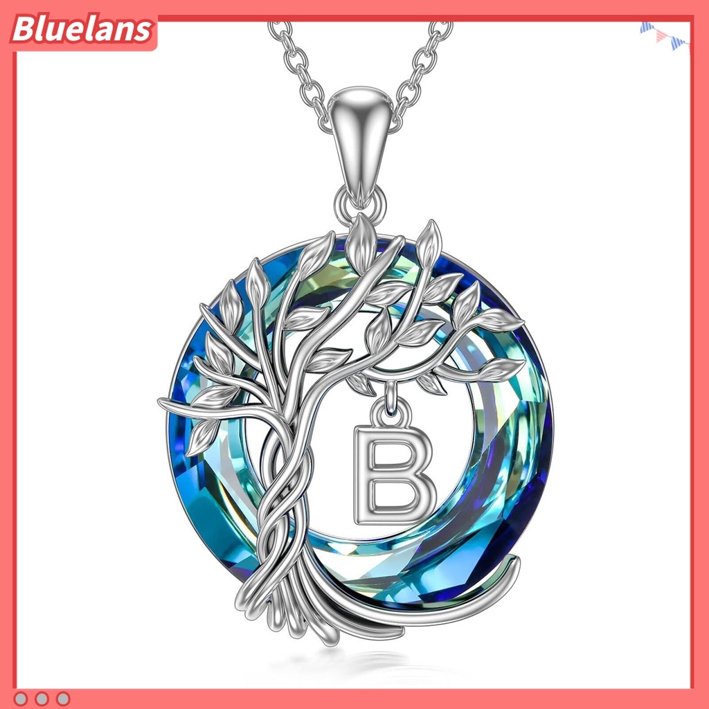 Kalung Rantai Lapis Silver Hias Kristal Imitasi Bentuk Lingkaran Model Hollow Untuk Wanita