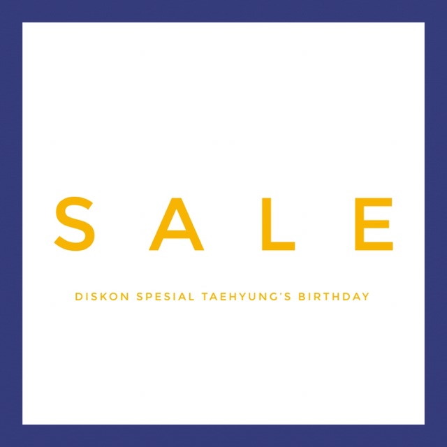 

[ SALE ] TAEHYUNG’s Birthday
