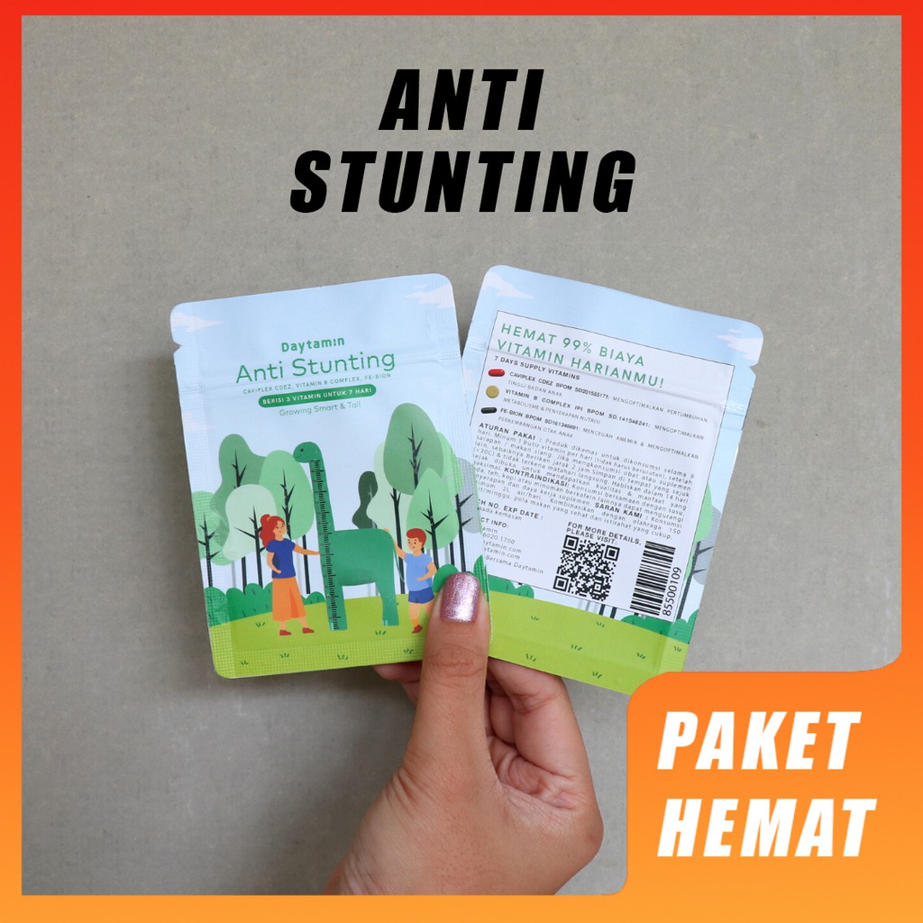 Vitamin Suplemen Peninggi Badan Anti Stunting