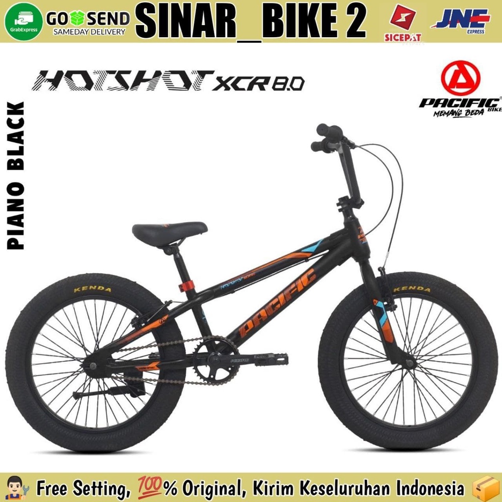 Sepeda Anak Laki 20 Inch BMX HOTSHOT XCR 8.0 Ban Jumbo 3.0