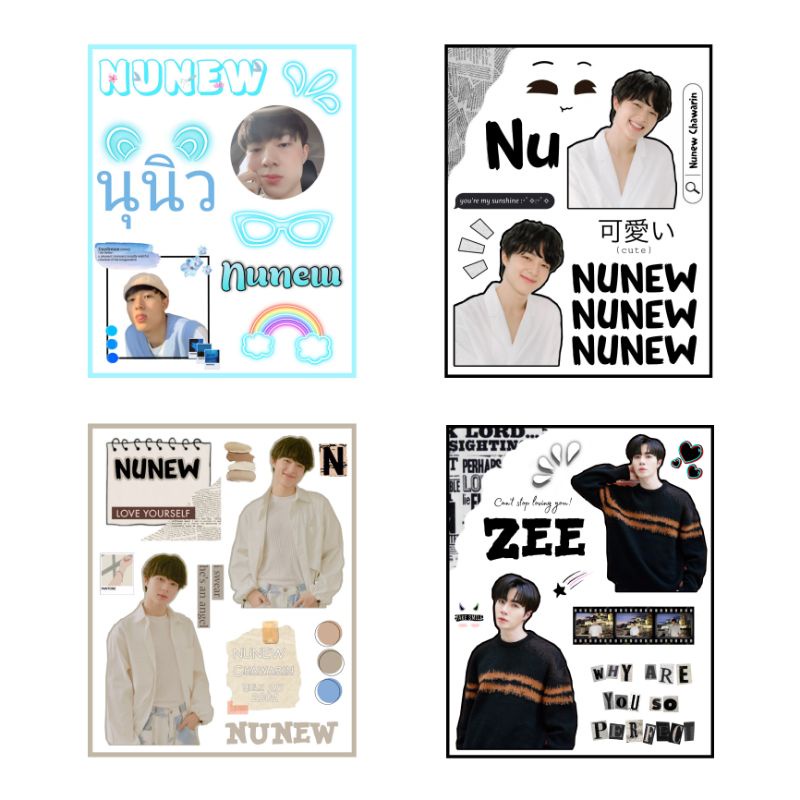 

ZEENUNEW STIKER SET (ZEE NUNEW)