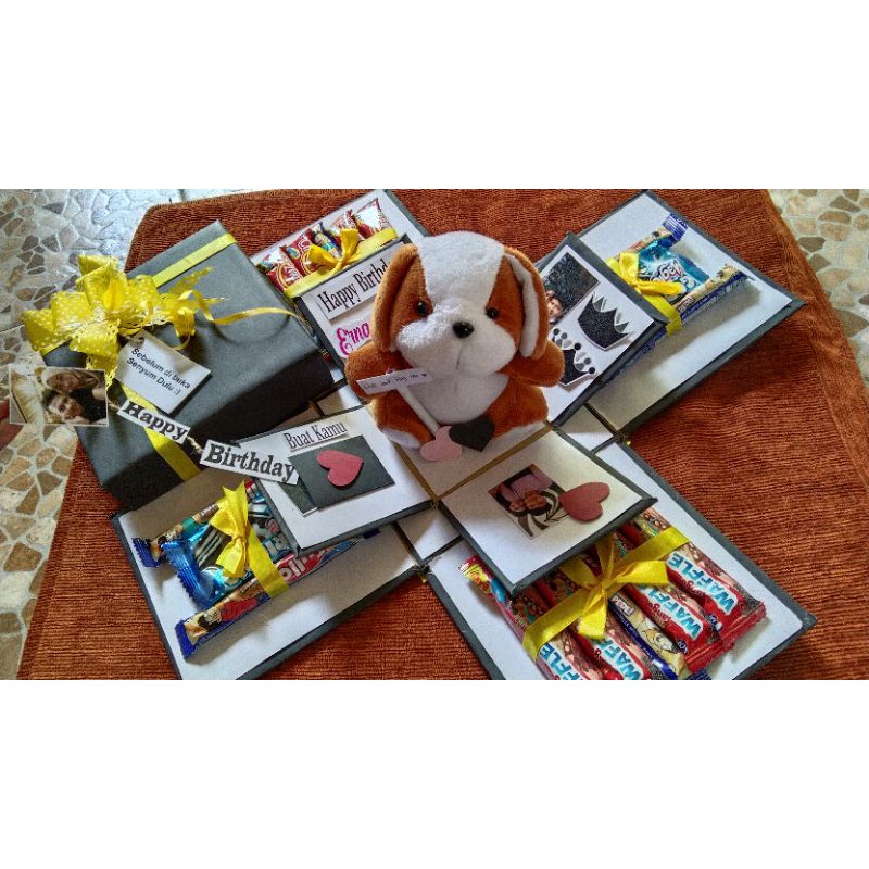 

REQUEST!!!Suprise box/explosion box/kado/uang tarik
