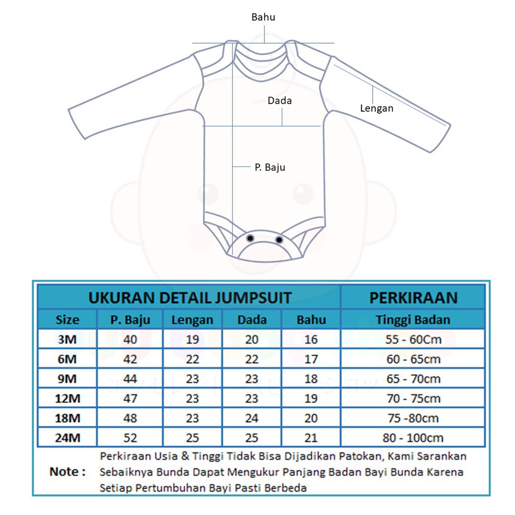 YBS BAJU BAYI JUMPSUIT LENGAN PANJANG IMPORT/ JUMPSUIT ANAK/JUMPSUIT MURAH/ JUMPSUIT MOTIF LUCU 1058-1