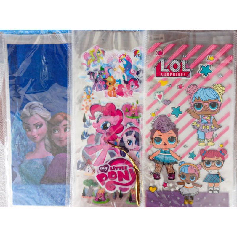 

Plastik Parcel Ulang Tahun / Plastik Ulang Tahun Frozen / Little Poney / LoL