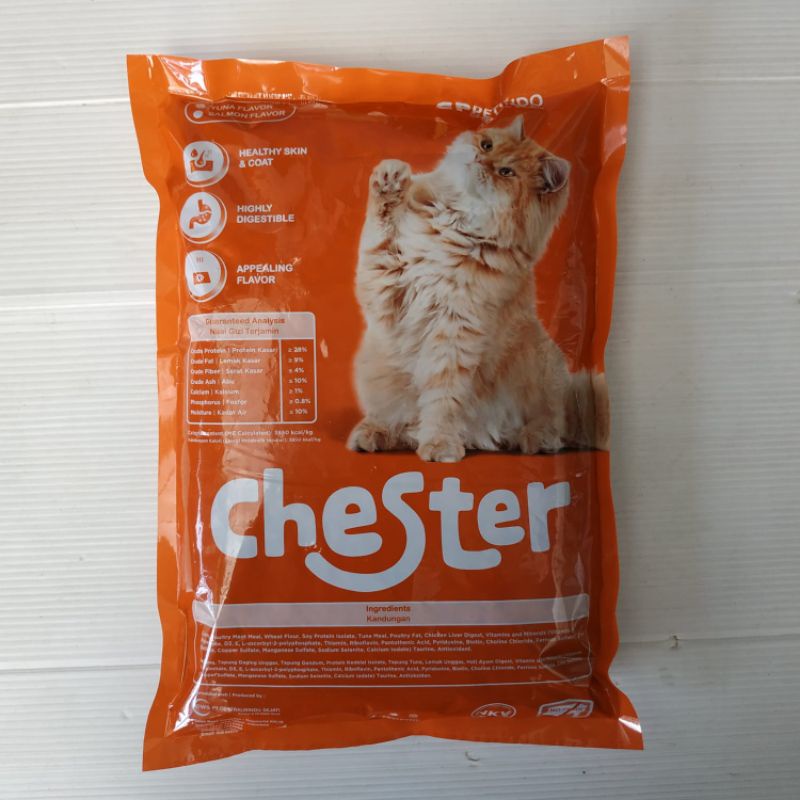 CHESTER TUNA Cat Food Makanan Kering Untuk Kucing