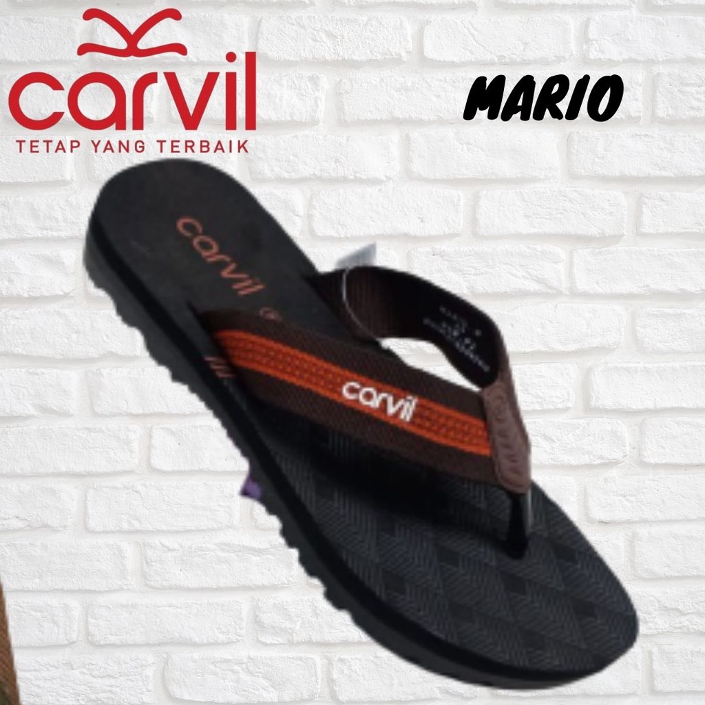 CARVIL MARIO/Sandal Carvil Jepit Original/sandal kasual/sandal termurah/sandal karet/sandal pria/san