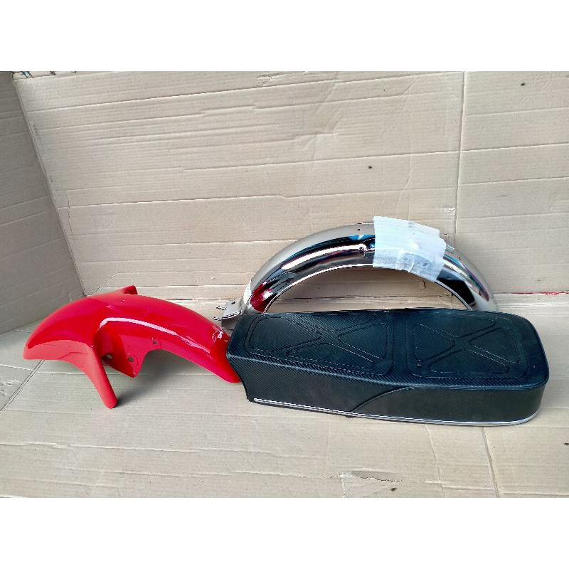 Paket slebor depan Ninja RR, jok CB, slebor belakang CB125