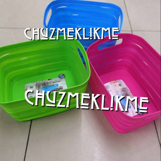 Keranjang basket Green leaf 941/Kotak keranjang green leaf/Basket green leaf/kotak penyimpan