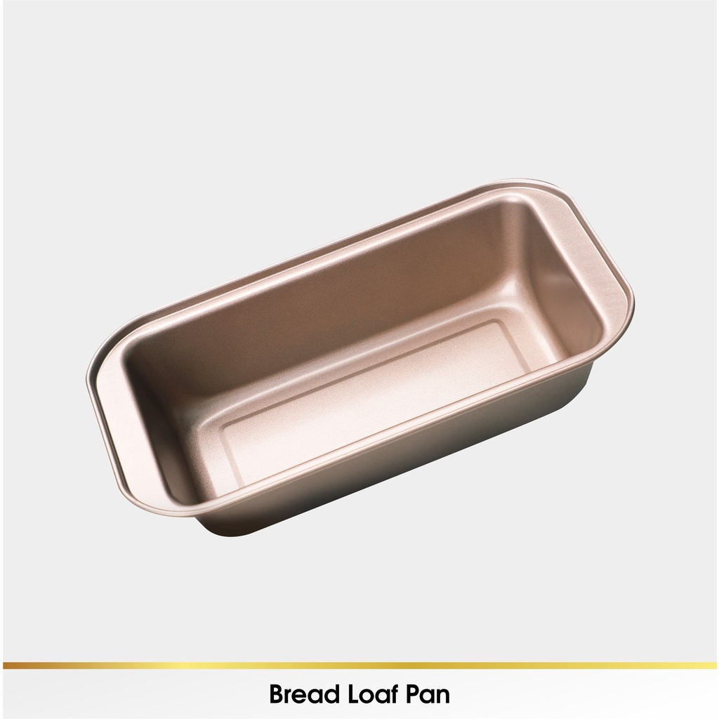 Cetakan Loyang Kue Roti Loaf Pan Press Tanpa Sambungan Premium Anti Lengket Non Stick Carbon Steel 19/25 cm