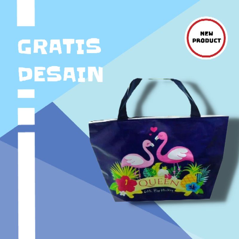 

Tas Ultah/Tas Souvenir/Godiebag Ultah model trapesium