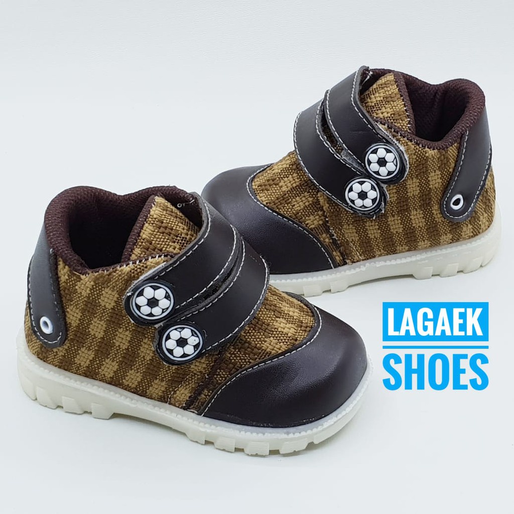 Sepatu Anak Cowok Tartan Reject Sedikit Kondisi Layak Pakai Harga Miring [SEPATU REJECT]