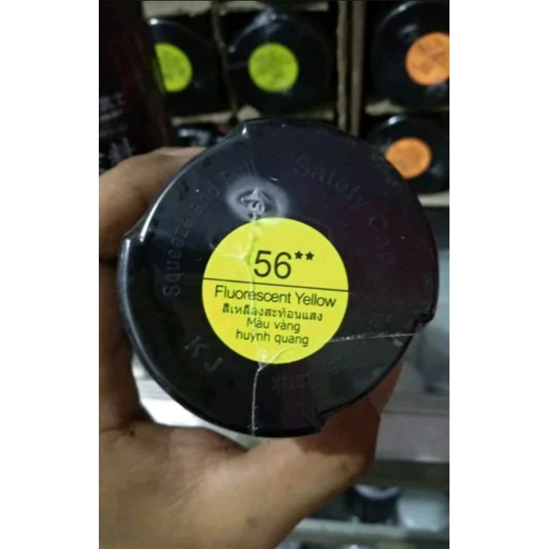 

Cat Samurai Paint Fluorecent yellow 56 ** - Kuning Stabilo Stabillo- Pilox pylog -cat semprot