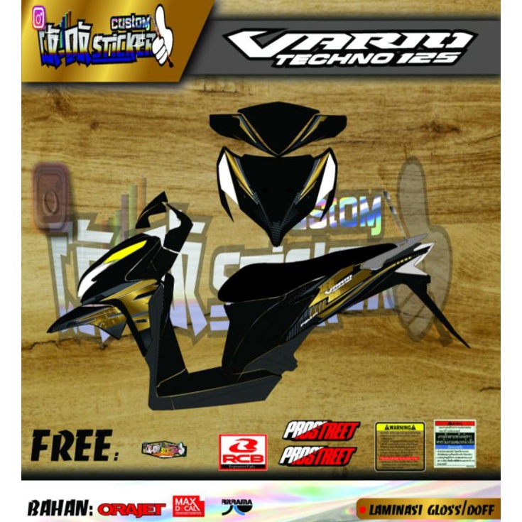 striping MOTOR HONDA  VARIO tecno 125. sticker VARIO 125