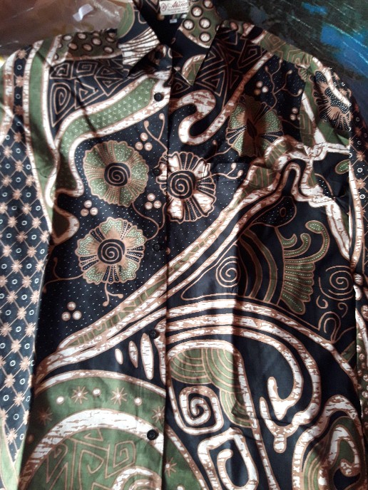 Kemeja Batik Pria Lengan Panjang Baju Batik Pria Batik Cowok Modern Batik Slimfit Batik Solo Gba 079