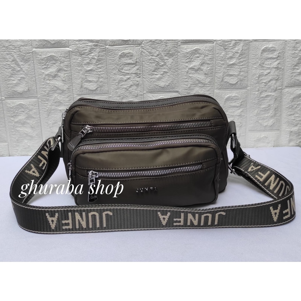 TAS SELEMPANG WANITA IMPORT JUNFA 4433#