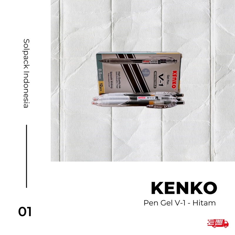 

Pen Gel Kenko V-1 - Hitam