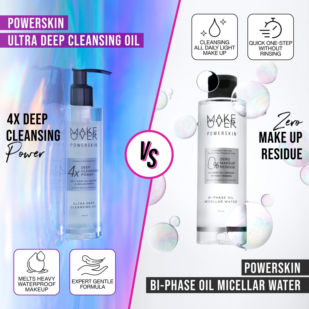 MAKE OVER Powerskin Ultra Deep Cleansing Oil 190mL