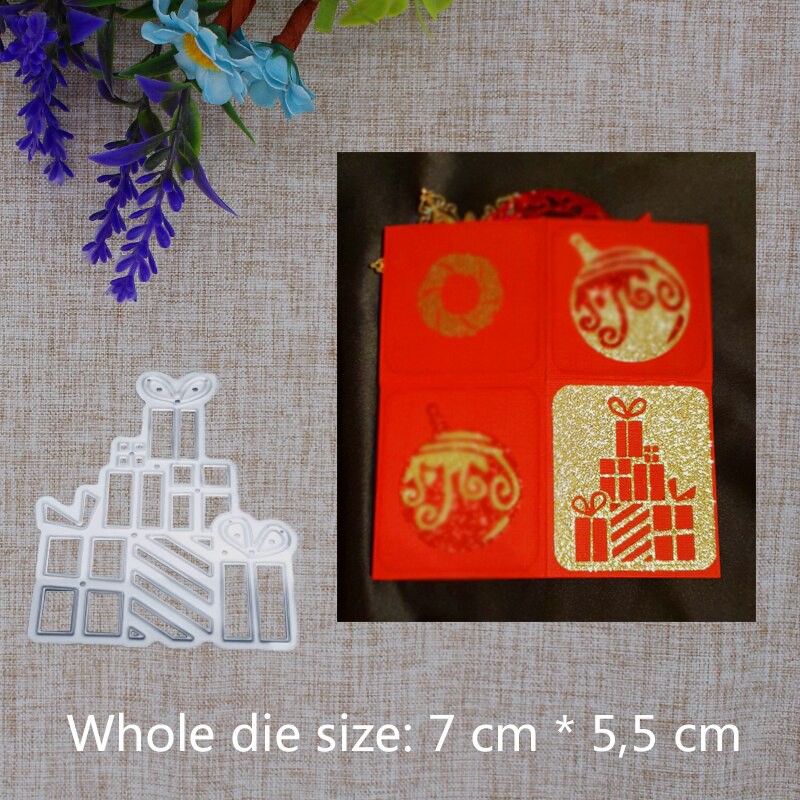 

New Arrival Lovely Christmas Box Cutting Dies Stencil DIY Scrapbooking Photo Album