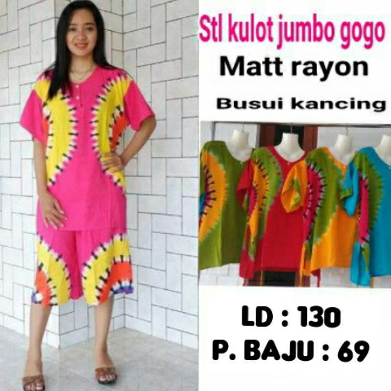 setelan jumbo tie dye