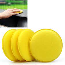 Applicator Pad Flat Busa Poles Model Rata untuk Waxing Mobil Motor Pad Busa Kuning / Applicator Pad Flat Busa Poles Model Rata untuk Waxing Mobil Motor Sponge Applicator