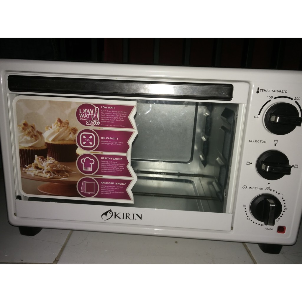 KIRIN Oven Toaster 19L Low Watt – KBO 190LW