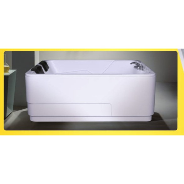 Bathtub Sudut Zentiro Hermes (Body Only) Gratis Bantal, Avur dan Kran