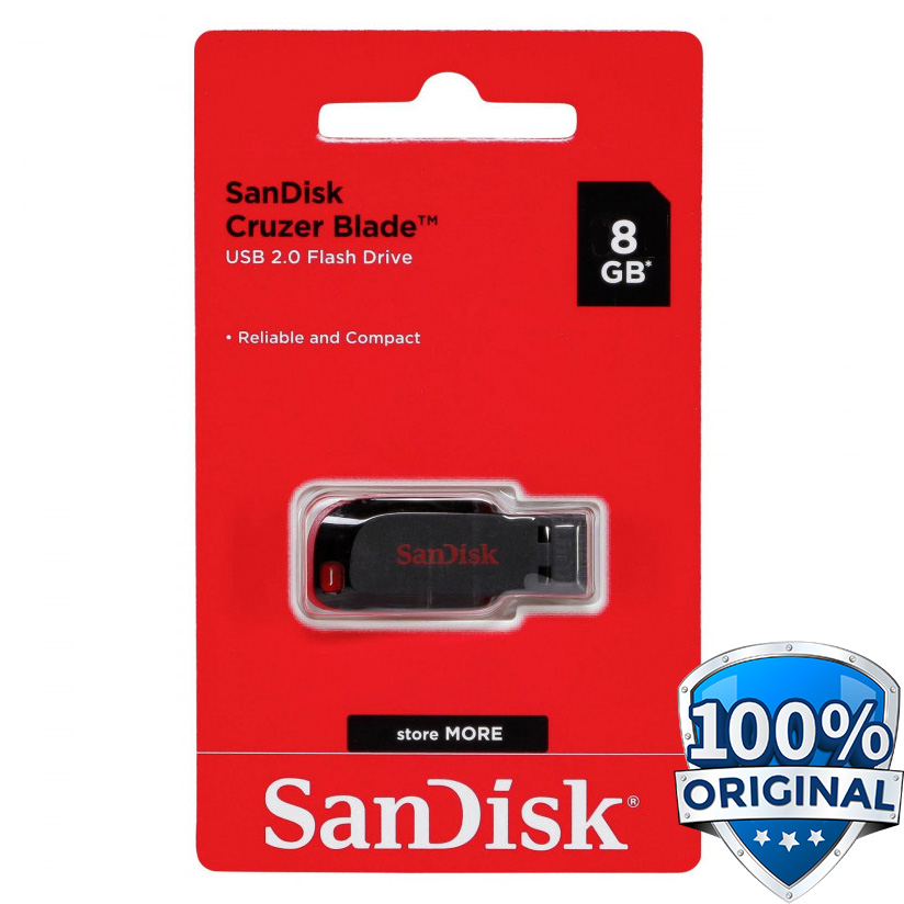 SanDisk Cruzer USB Flash Drive 8GB (SDCZ50-008G-E11)