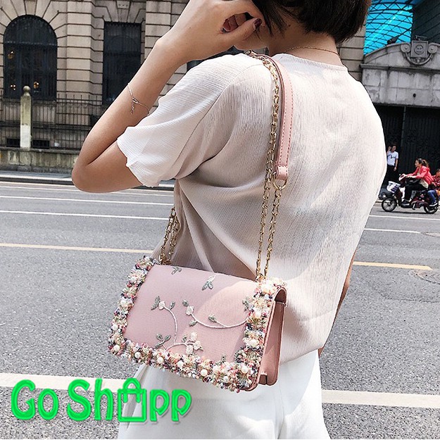 Tas Selempang Wanita Model Lace High Quality Premium Import - Tas Korea Fashion Import [SL11]