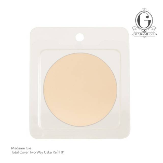 MADAME GIE Total Cover BB Two Way Cake - Tersedia bentuk Refill