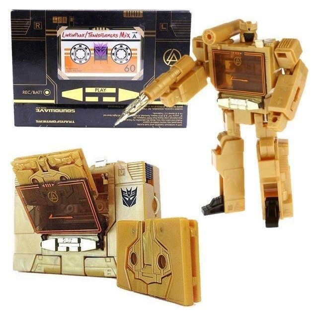 MAINAN & HOBI FIGURE TRANSFORMERS G1 SPECIAL EDITION LINKIN PARK SOUNDWAVE HR676W