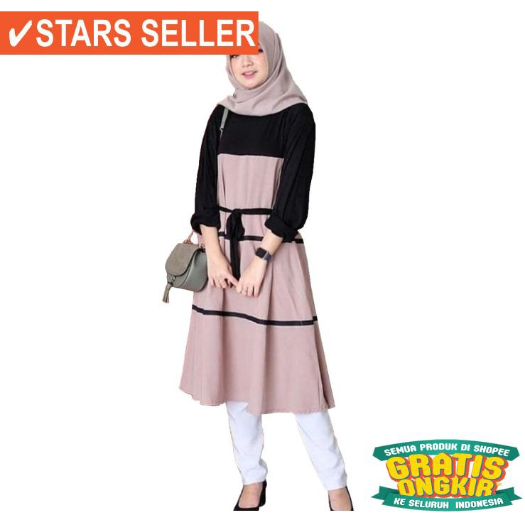 ⭐⭐⭐⭐⭐ BUAT ANAK KULIAH REMAJA SEKOLAH KECIL SMK SMP SD / Ocha Tunik | Baju Atasan Muslim | Best
