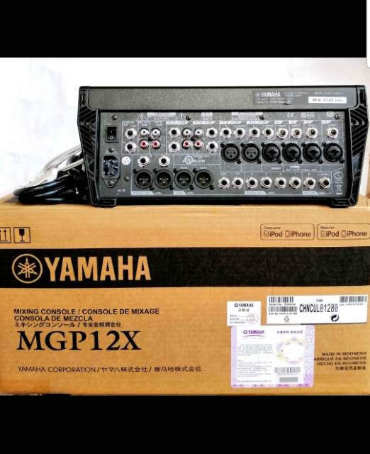 Mixer Audio yamaha mgp 12x/mgp12x/mgp 12 x ( 12ch 12 channel )