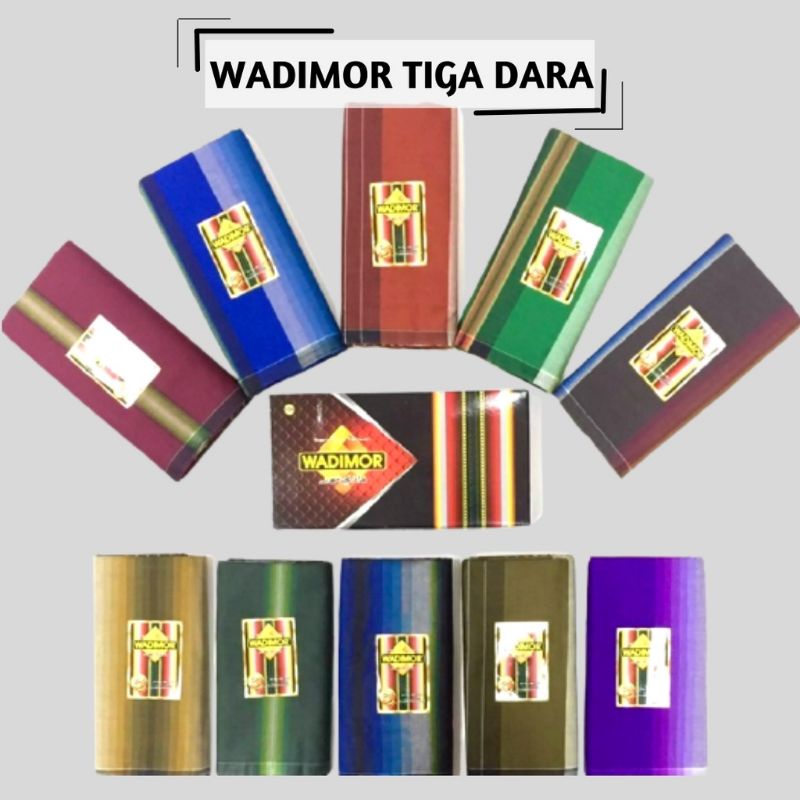 Sarung Wadimor 3Dara /  Wadimor Motif Salaur Kebawah