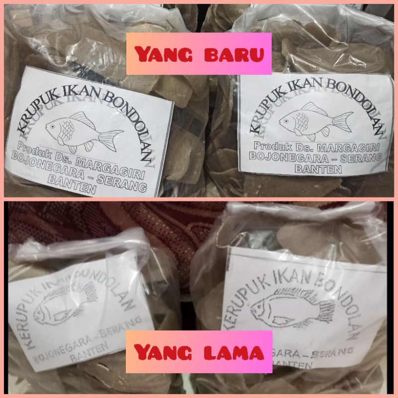 

krupuk ikan " BONDOLAN