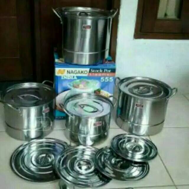 PANCI SET STOCK POT STEAMER 555 NAGAKO