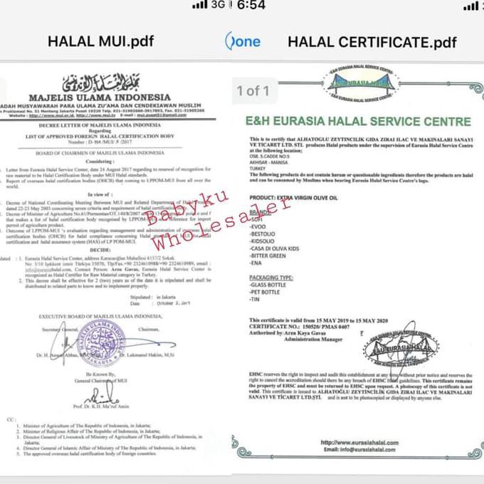 

Casa Di Olivia / Evoo / Minyak Zaitun Exp Date 2019