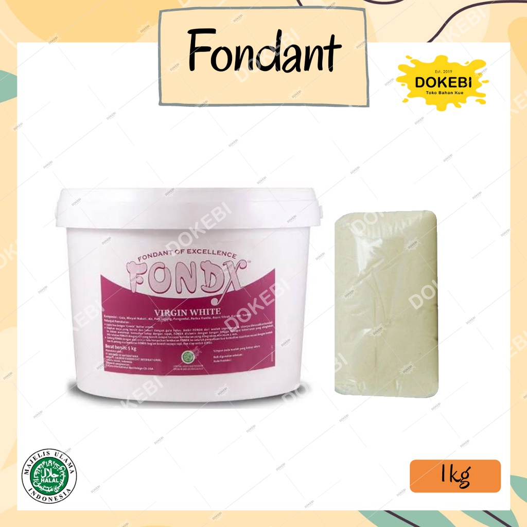 

FONDX Fondant Putih 1 kg