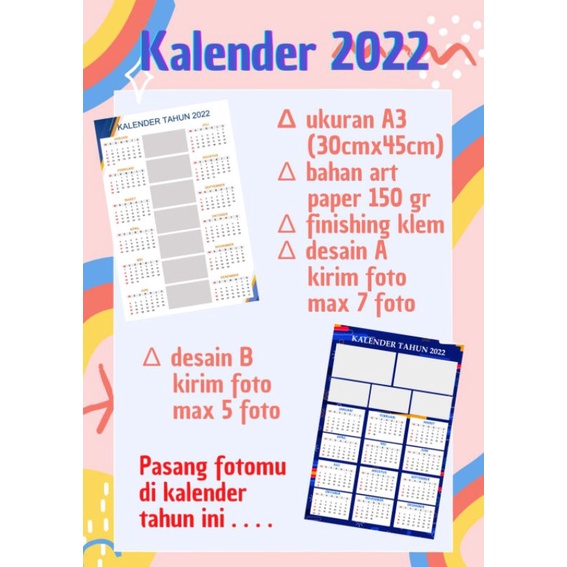 

kalender 2022 custom foto