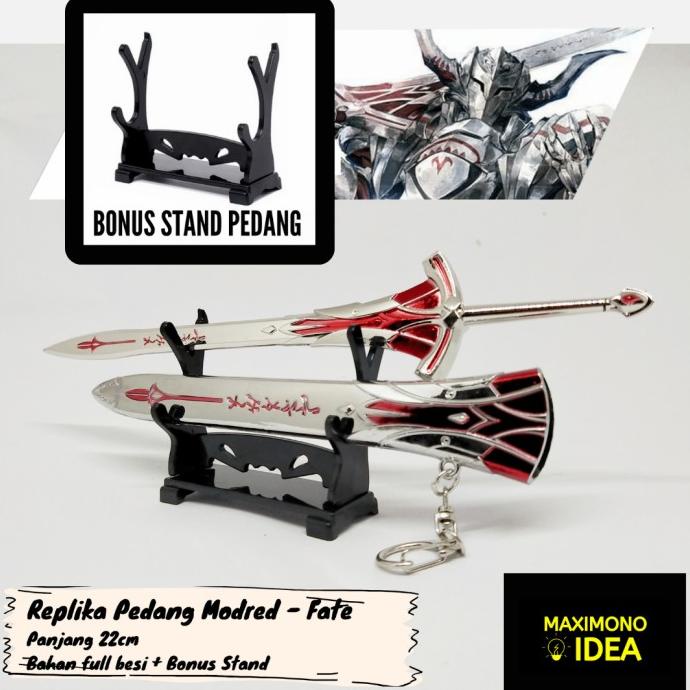 hanya disini] Gantungan Kunci Pedang Anime Modred Fate