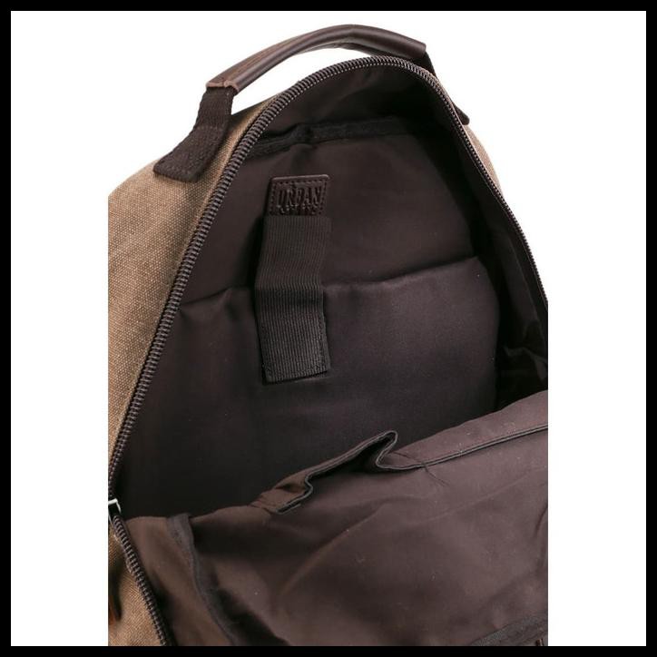 URBAN STATE - CANVAS PU UTILITY BACKPACK - BROWN