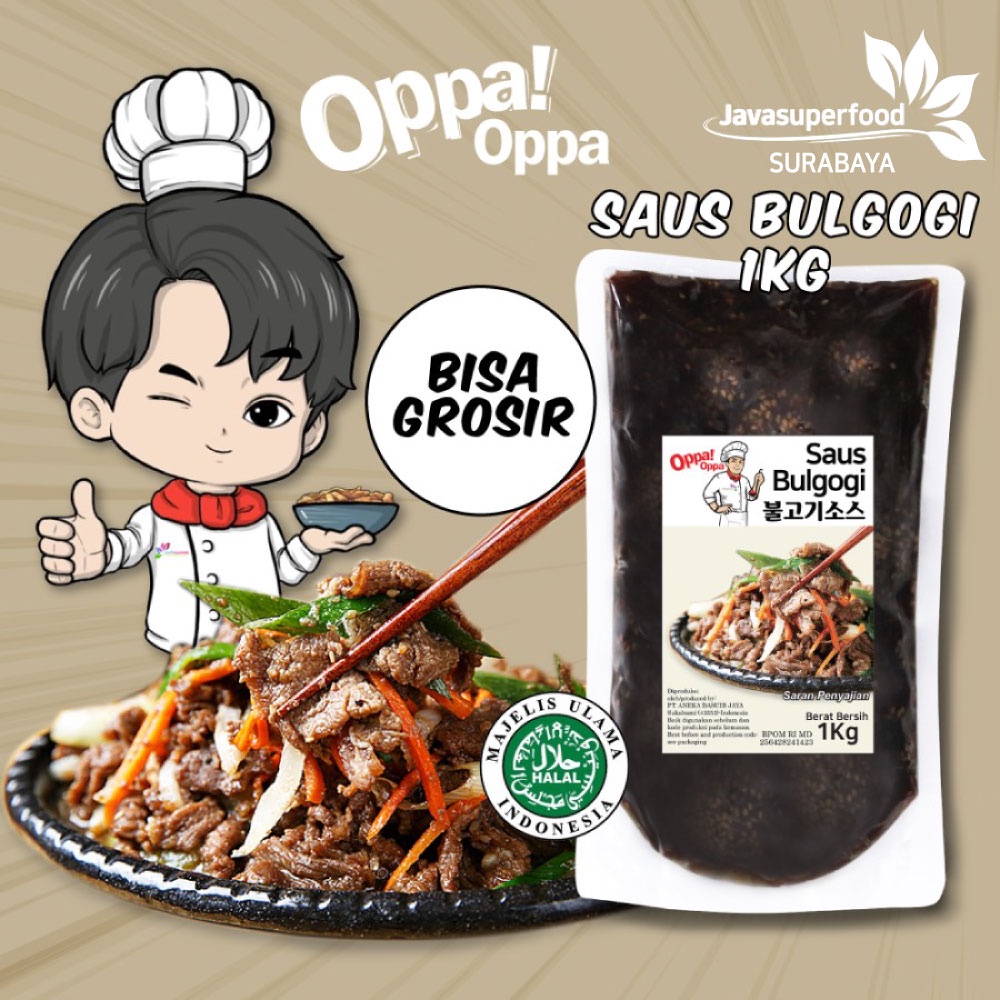 

Saus bulgogi korea 1Kg / Sauce bulgogi saus daging BBQ STEAK