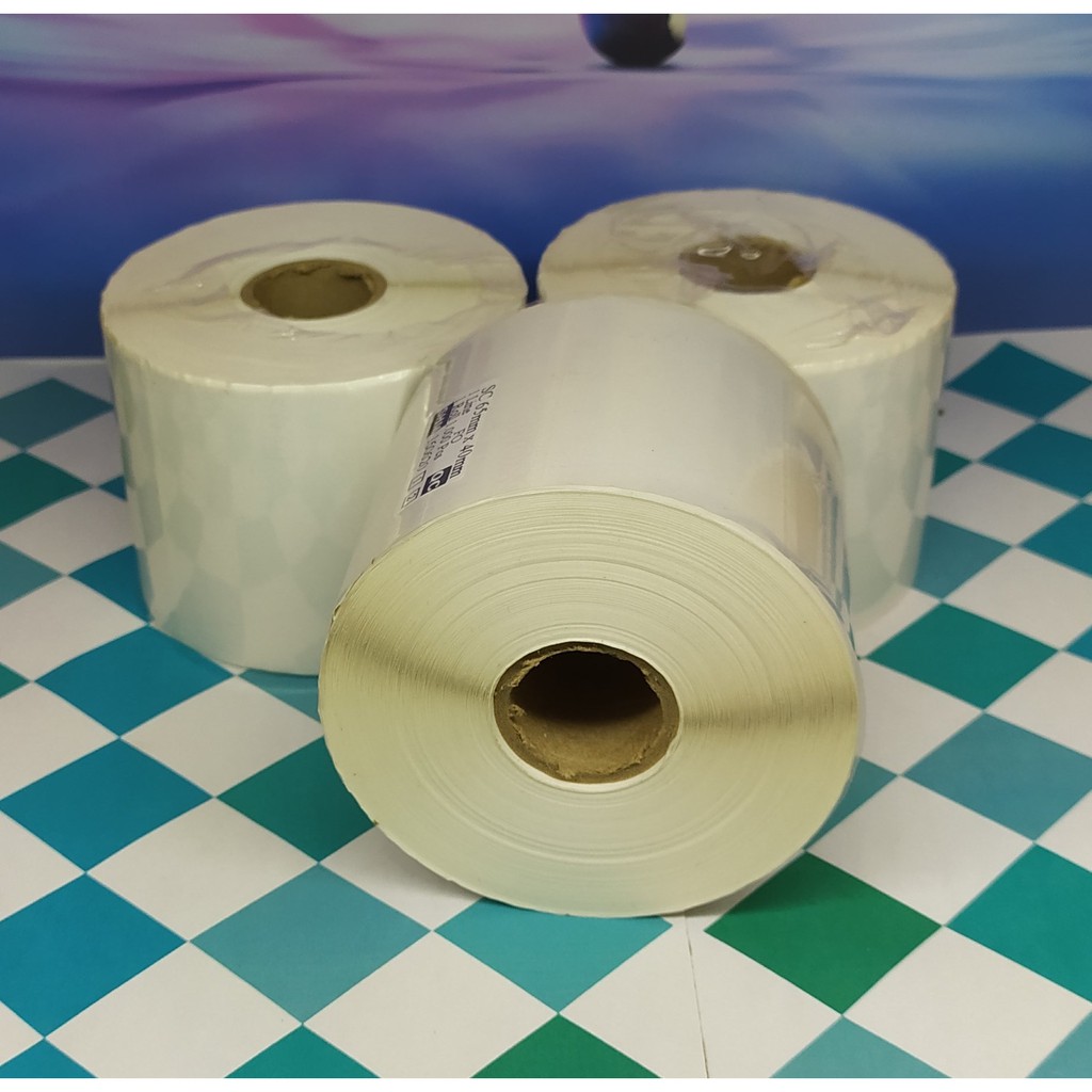 

HJK LABEL STIKER THERMAL BARCODE 65 X 40 MM 1000Pc STICKER ETIKET 65x40 ETIKET RUMAH SAKIT PUSKESMAS